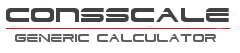ConsScale Generic Calculator